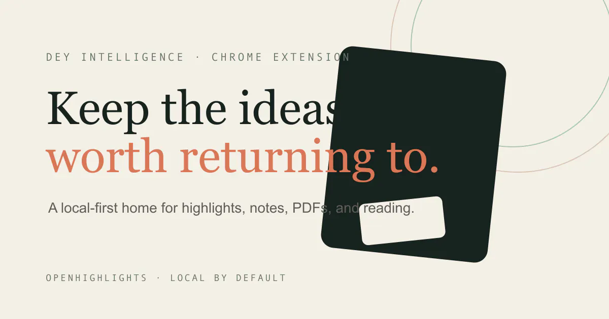 OpenHighlights — Keep what matters gallery image