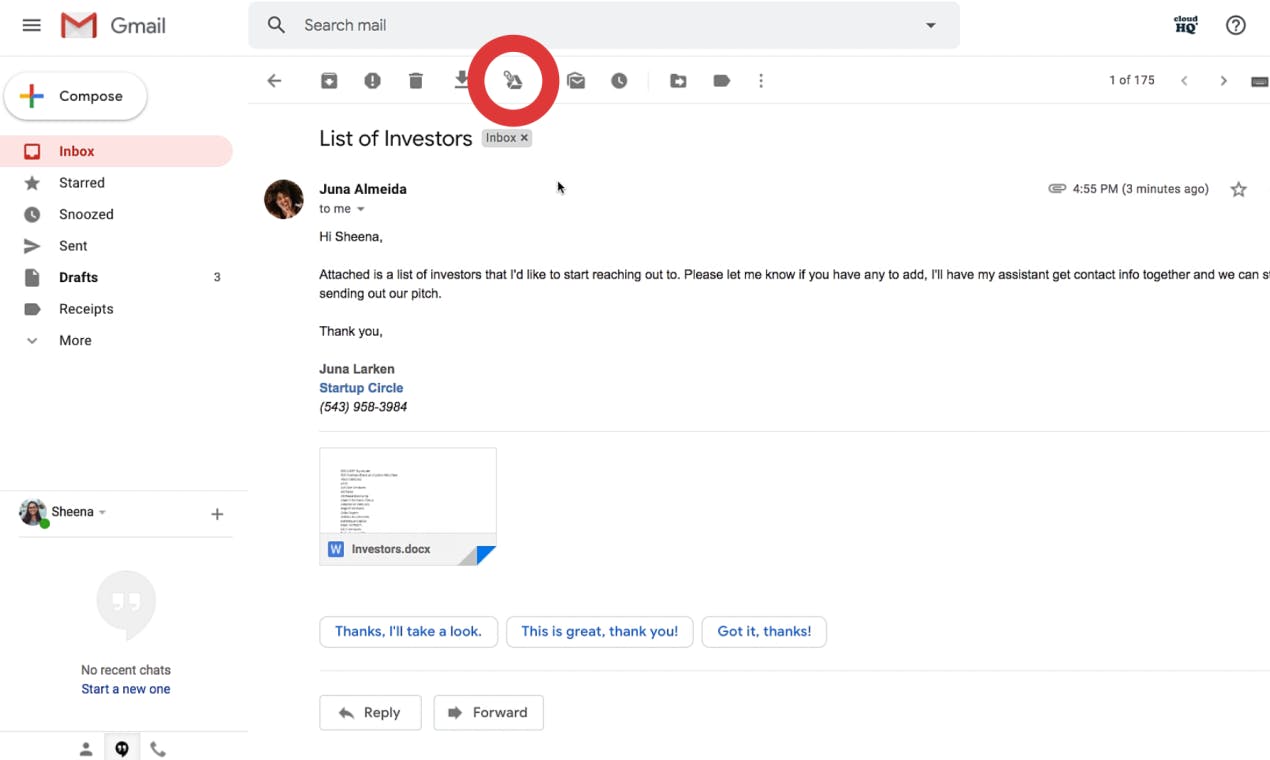 Save Emails to Google Drive by cloudHQ media 3