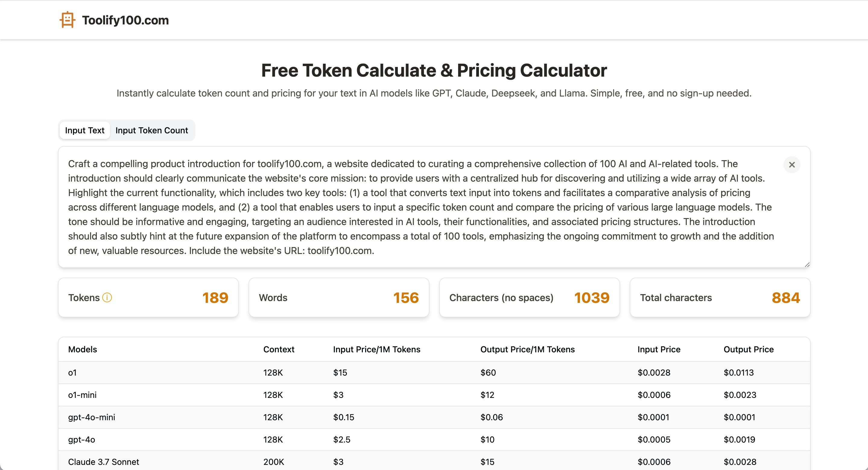 Free Token counter gallery image
