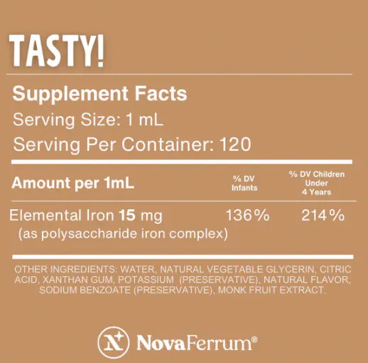 Iron Supplement in Chocolate Flavor gallery image