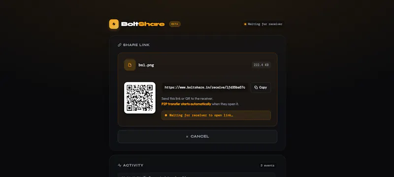 BoltShare screenshot 2