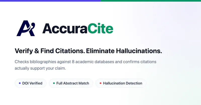 AccuraCite screenshot 1