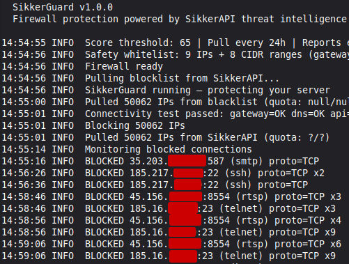 SikkerGuard - Main product screenshot demonstrating key features and user interface