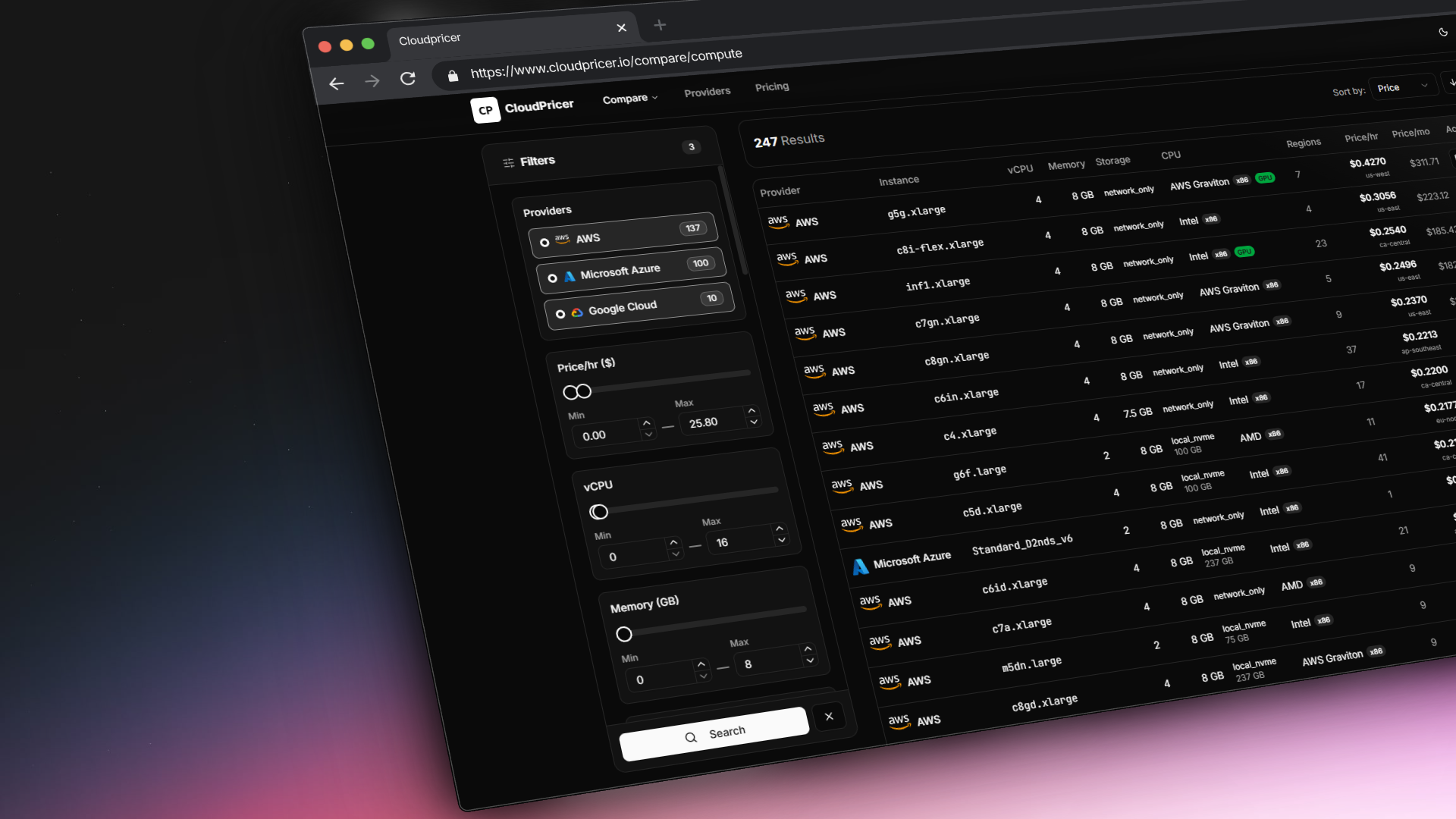 CloudPricer gallery image