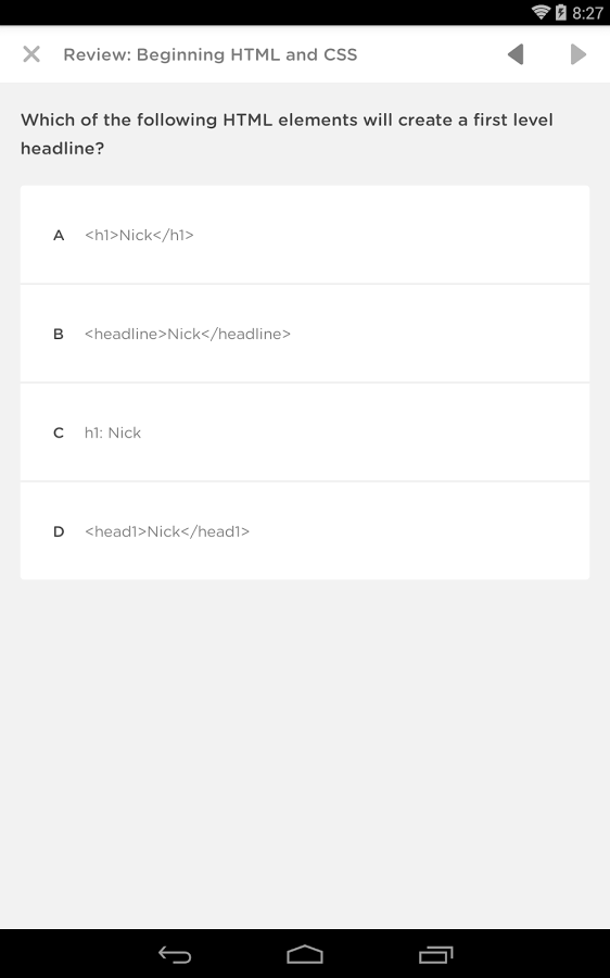 Treehouse Mobile App gallery image