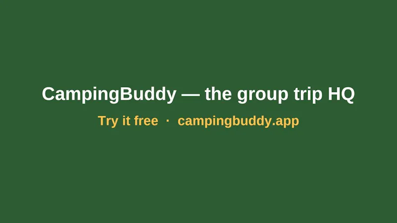 CampingBuddy screenshot 1 (video preview)