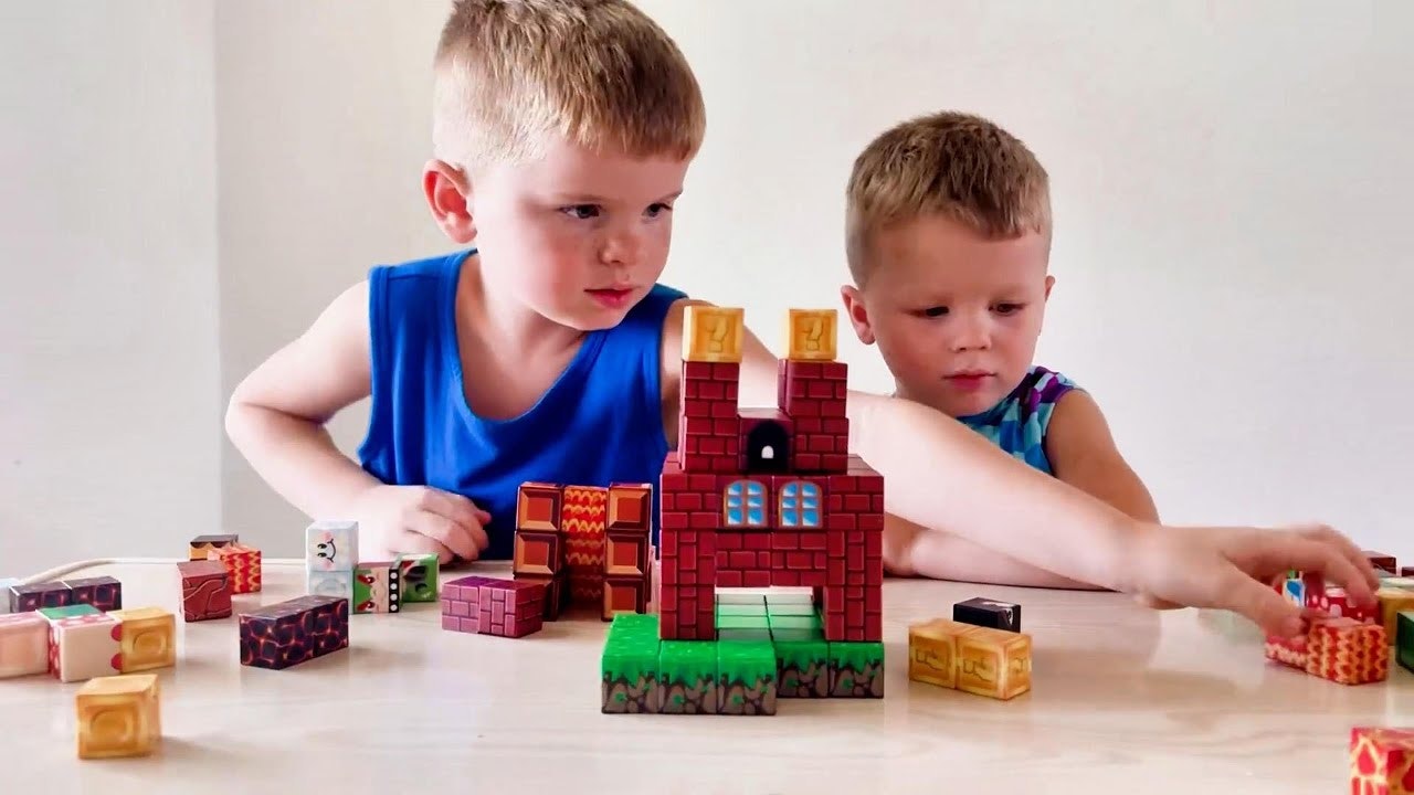 Blocchi di Minecraft magnetici - Costruisci, crea e gioca media 1