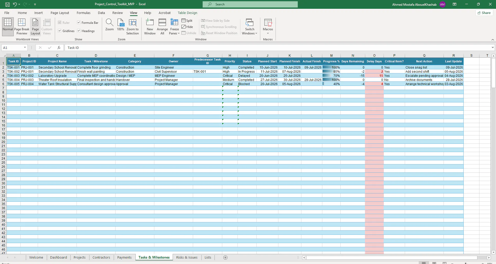 Project Control Toolkit PRO V2 gallery image