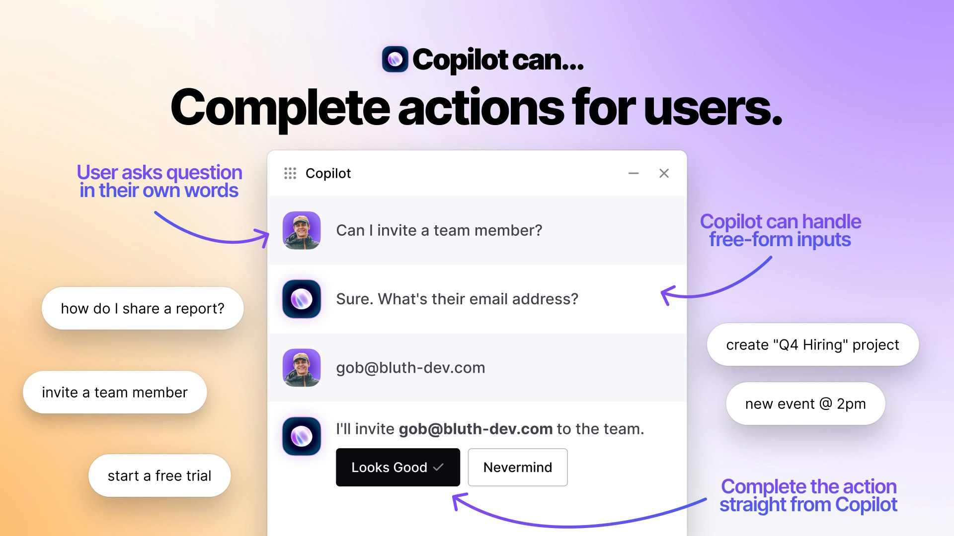 CommandBarによるCopilot media 3