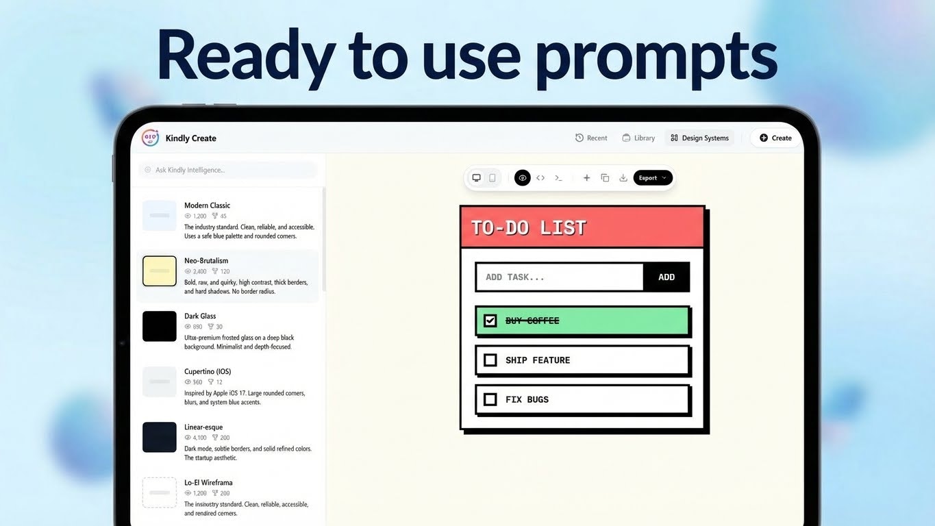 Kindly Create gallery image