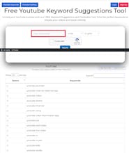 Free Youtube Keyword Suggestions Tool gallery image