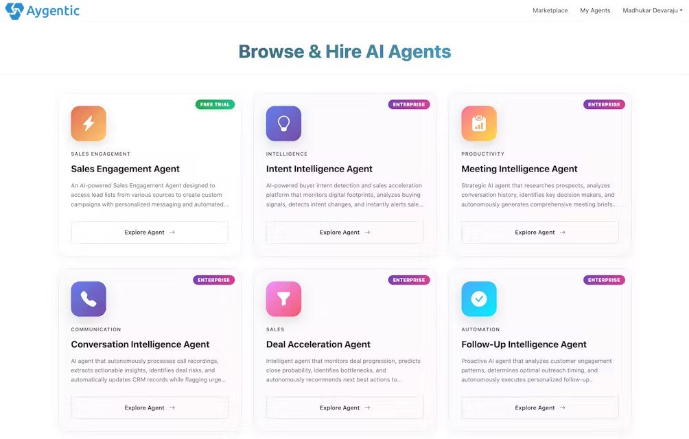 Média Aygentic Ai - CRM - Automatisation intelligente pour les équipes de revenus 1