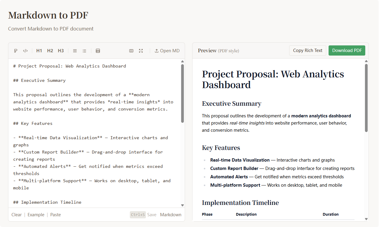 MD To - Markdown Converter gallery image