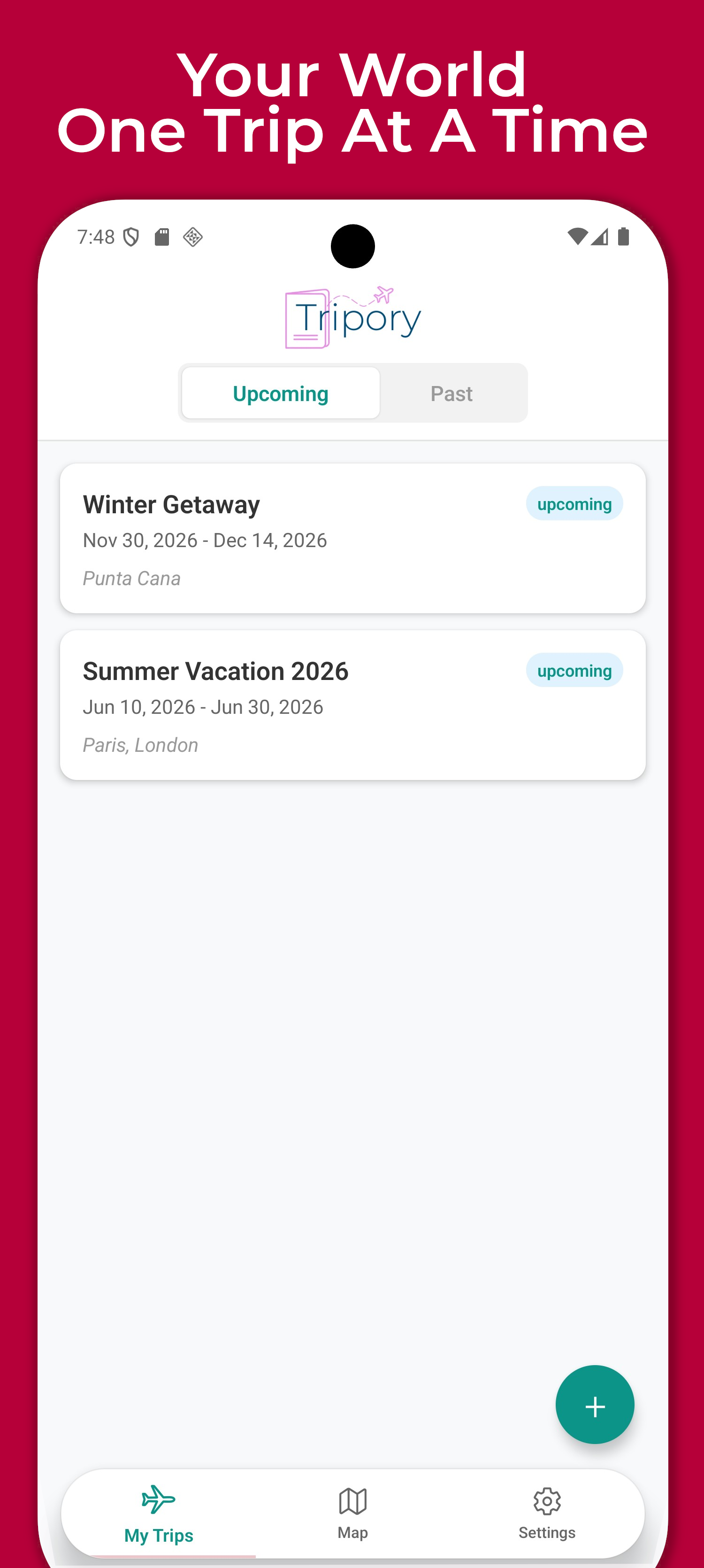 Tripory - Screenshot 2 showing product features and functionality
