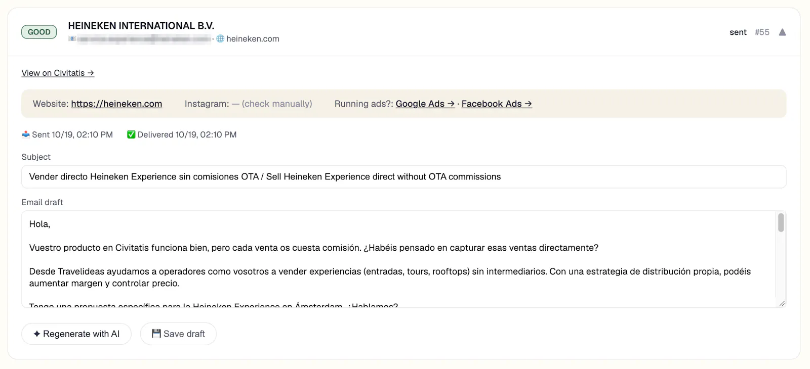 Timbre — Precision Cold Email screenshot 3