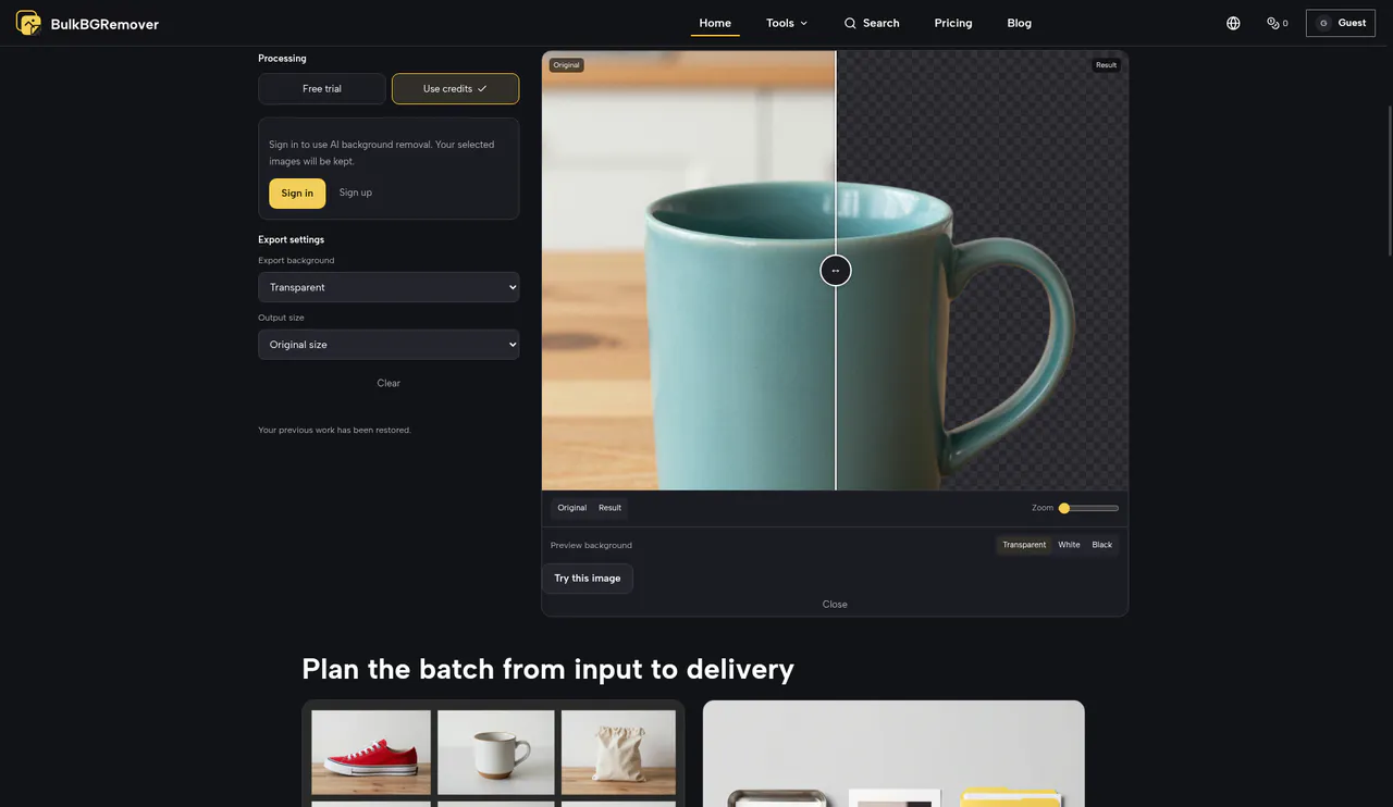 BulkBGRemover gallery image