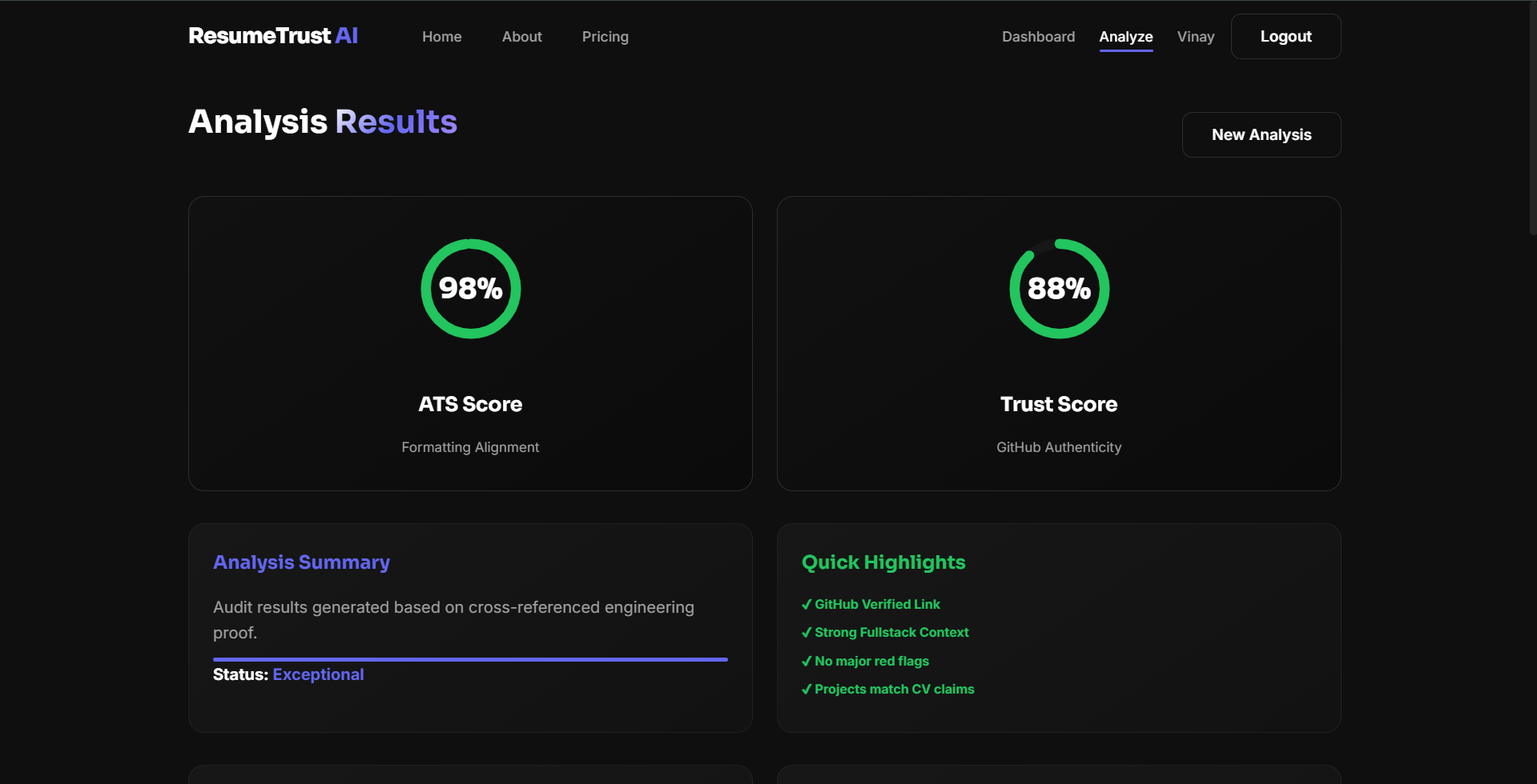 ResumeTrust AI gallery image