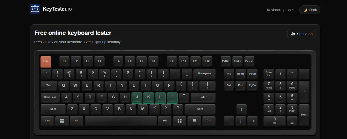 KeyTester.io gallery image