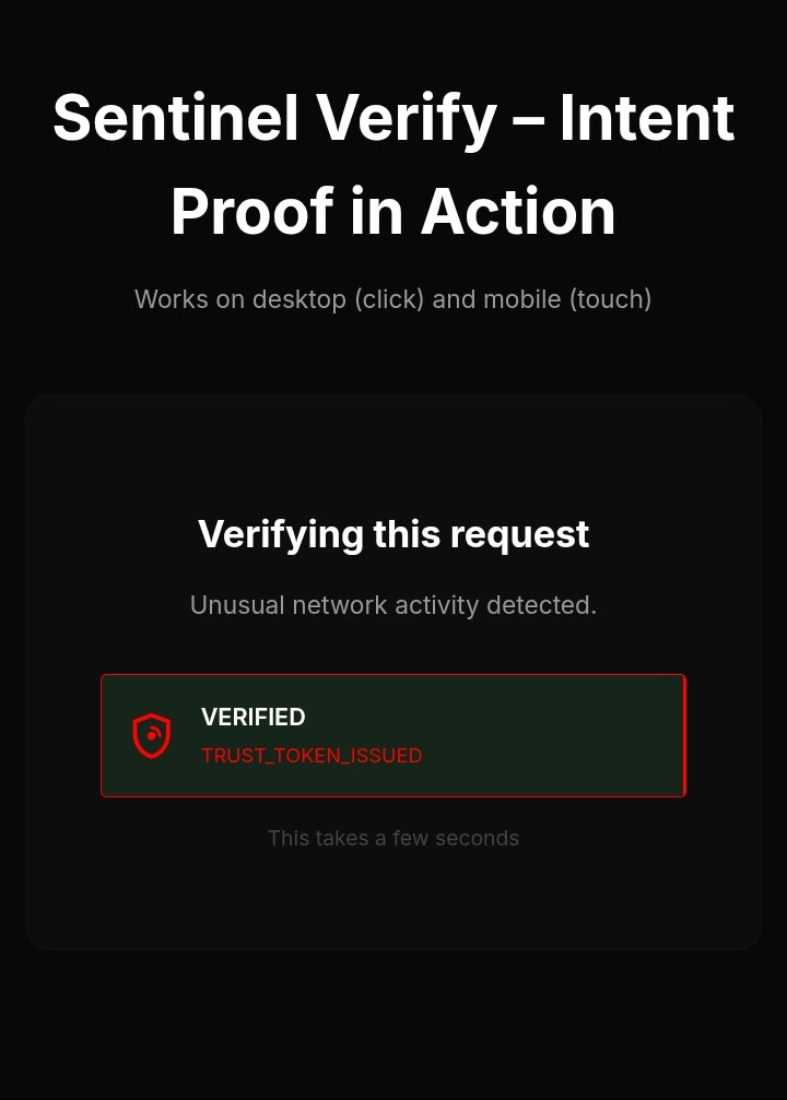 Sentinel  - Main product screenshot demonstrating key features and user interface
