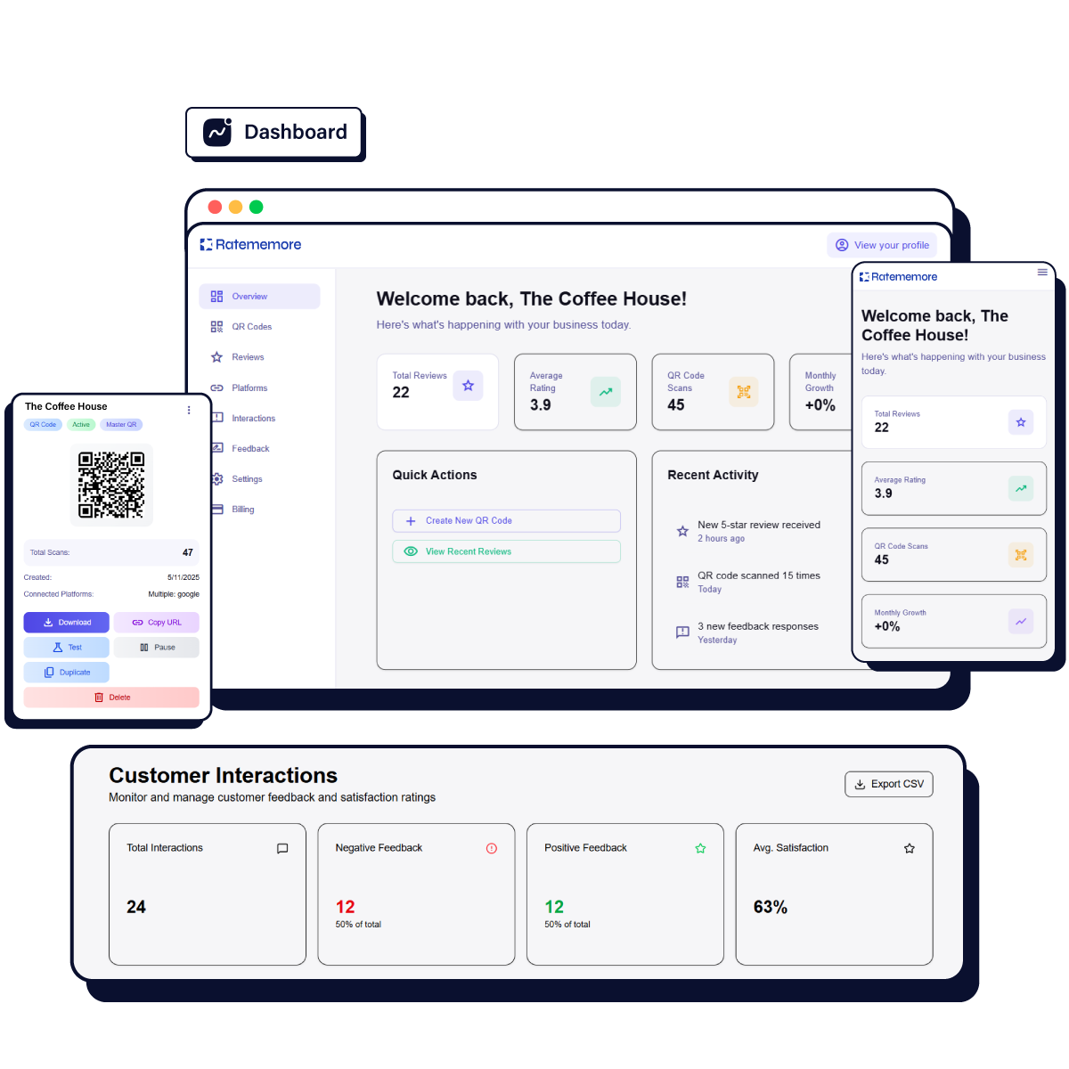 Rate Me More - Main product screenshot demonstrating key features and user interface