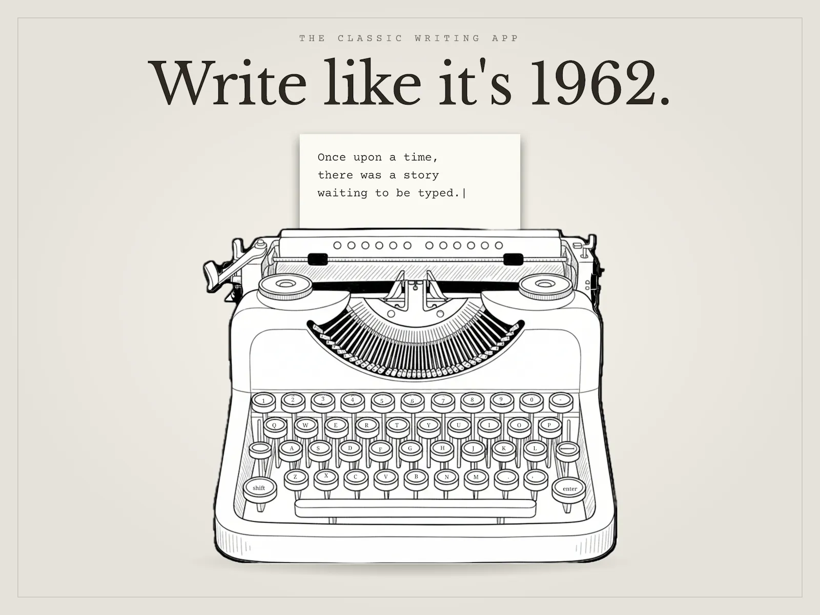 TypePress: Typewriter Writing screenshot 1