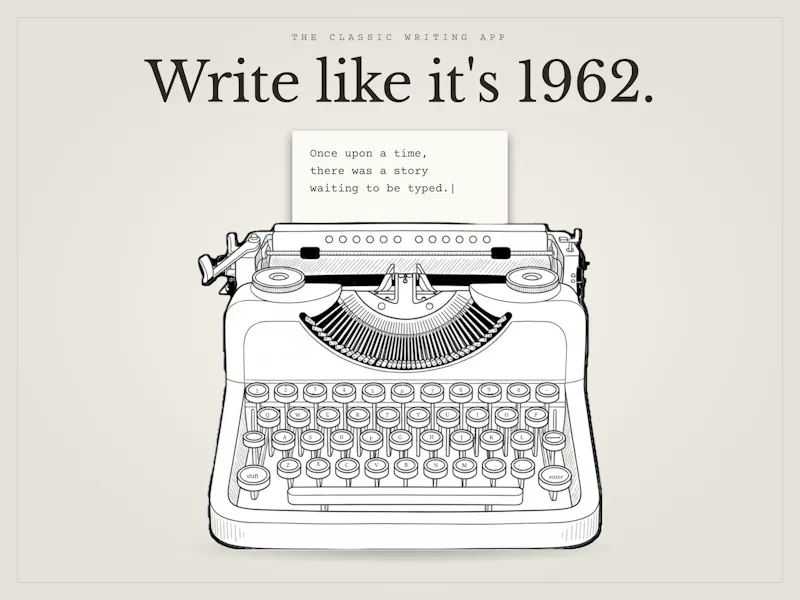 TypePress: Typewriter Writing screenshot 1