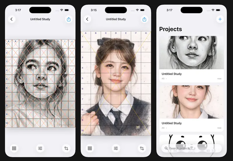 Add grid on image: Drawing Grid Maker screenshot 1
