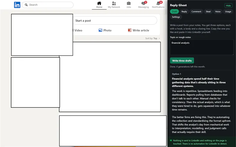 Reply Ghost screenshot 3