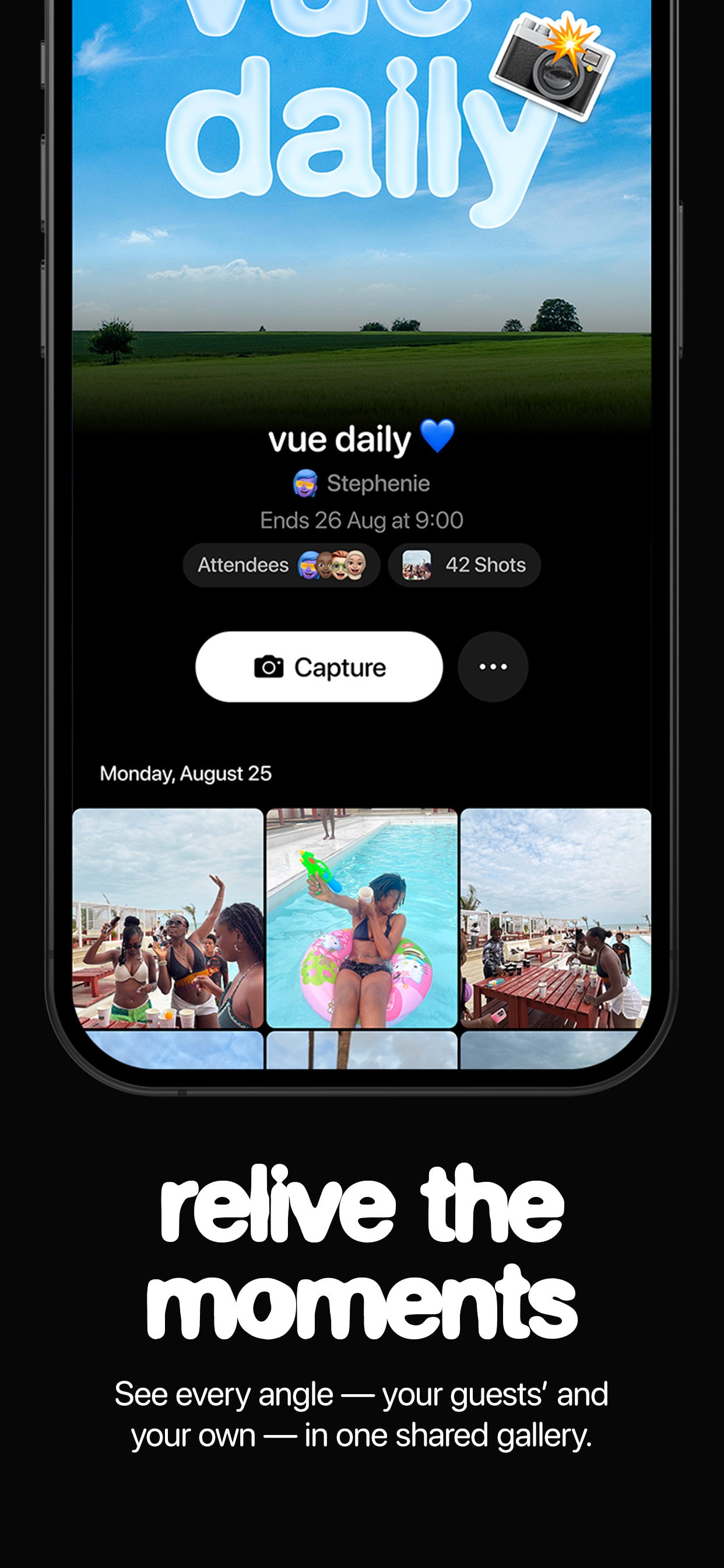 وسائط Vue - كاميرا حدث يمكن التخلص منها - ذكريات vue'd بشكل مختلف 4