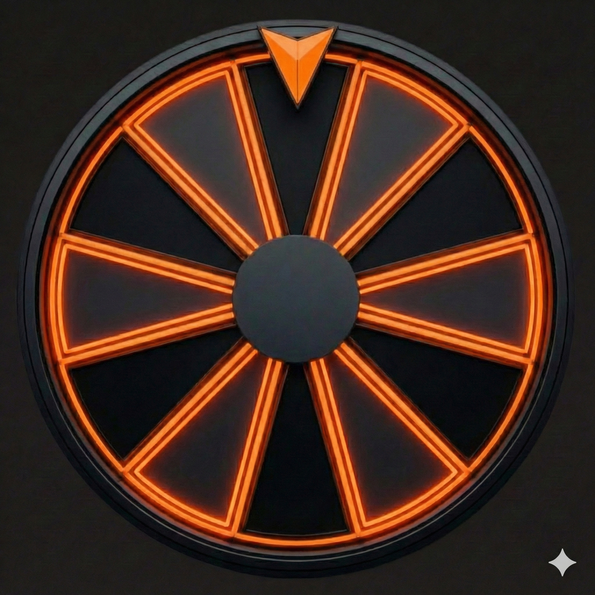 Optio: Cyberpunk Decision Maker - Product Hunt launch logo and brand identity