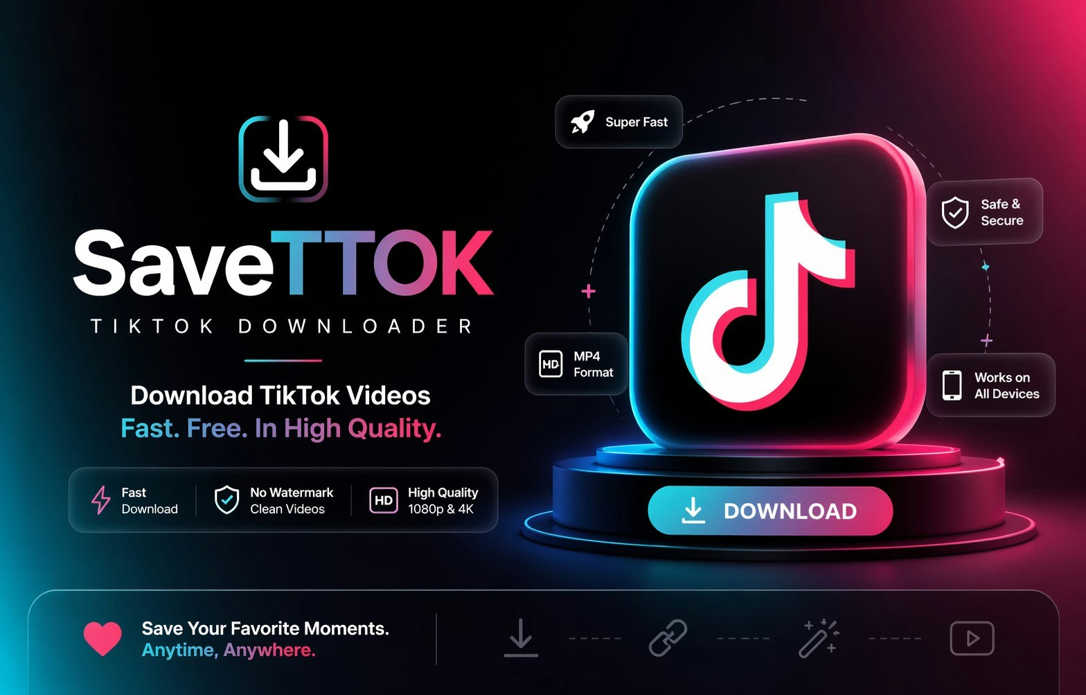 SaveTTOK - AI-Powered HD Downloader gallery image