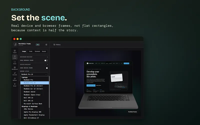 Portfolio Frame screenshot 3