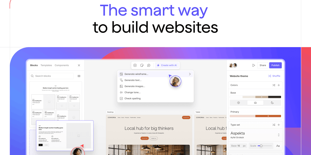 Scene 2.0 - Modular AI Web Builder