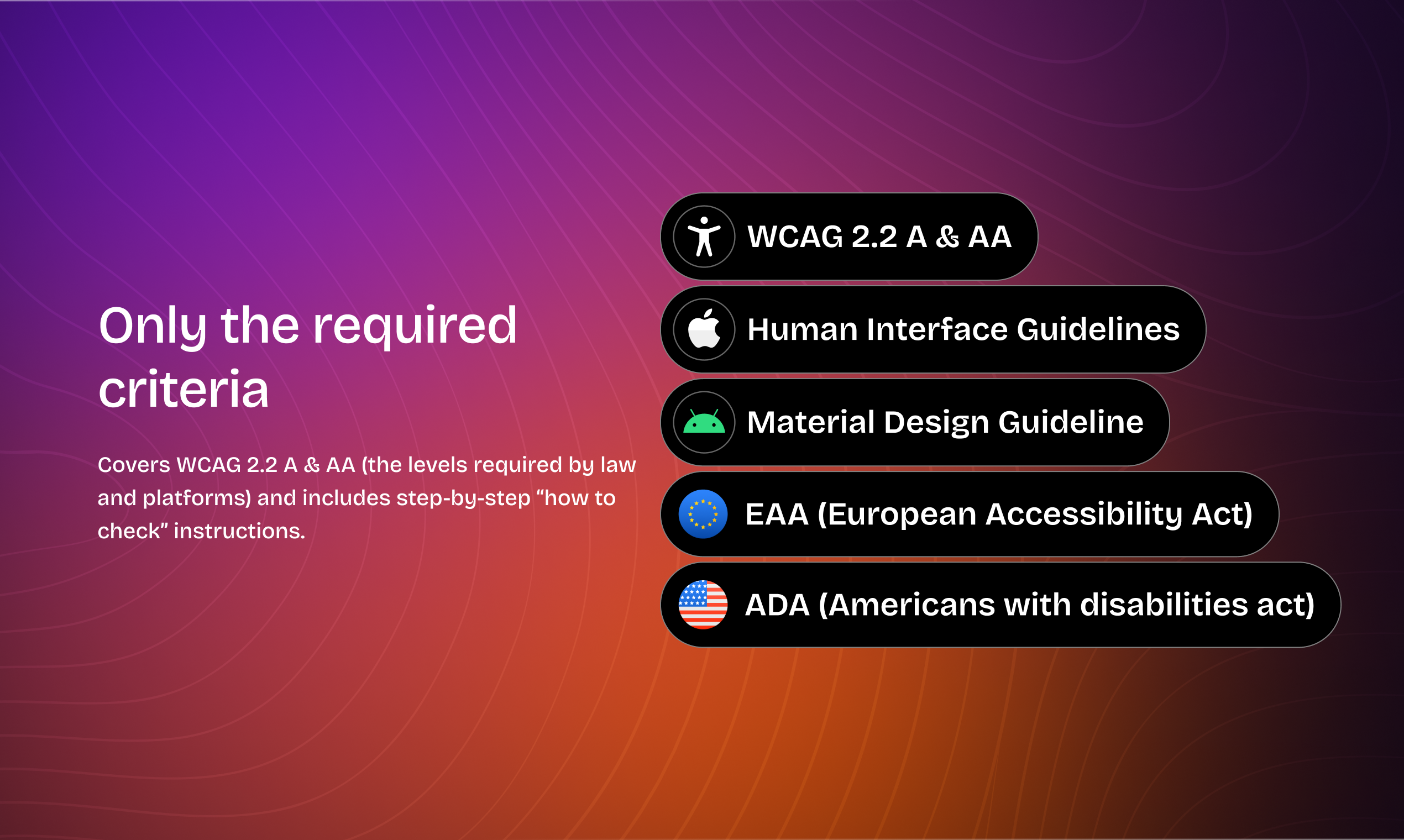 Human-Friendly Accessibility Checklist gallery image