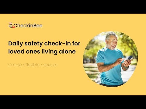 startuptile CheckinBee-Daily text check-ins remain independent but never alone