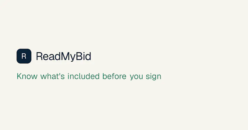 ReadMyBid screenshot 1