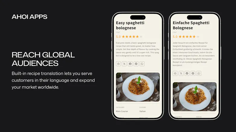 Ahoi Apps ‑ Easy Recipe Pages gallery image