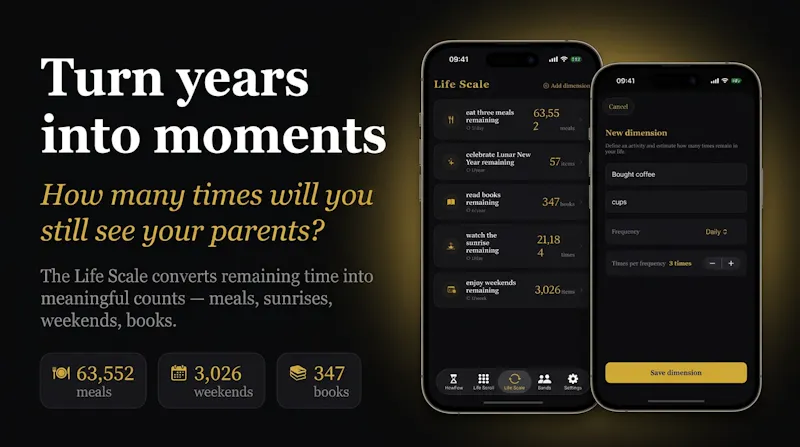 HowFew – See Your Remaining Life screenshot 2