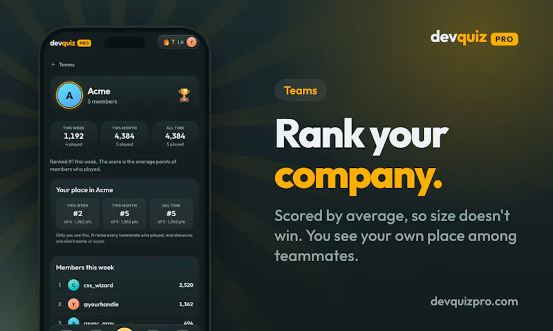 DevQuiz Pro screenshot 4
