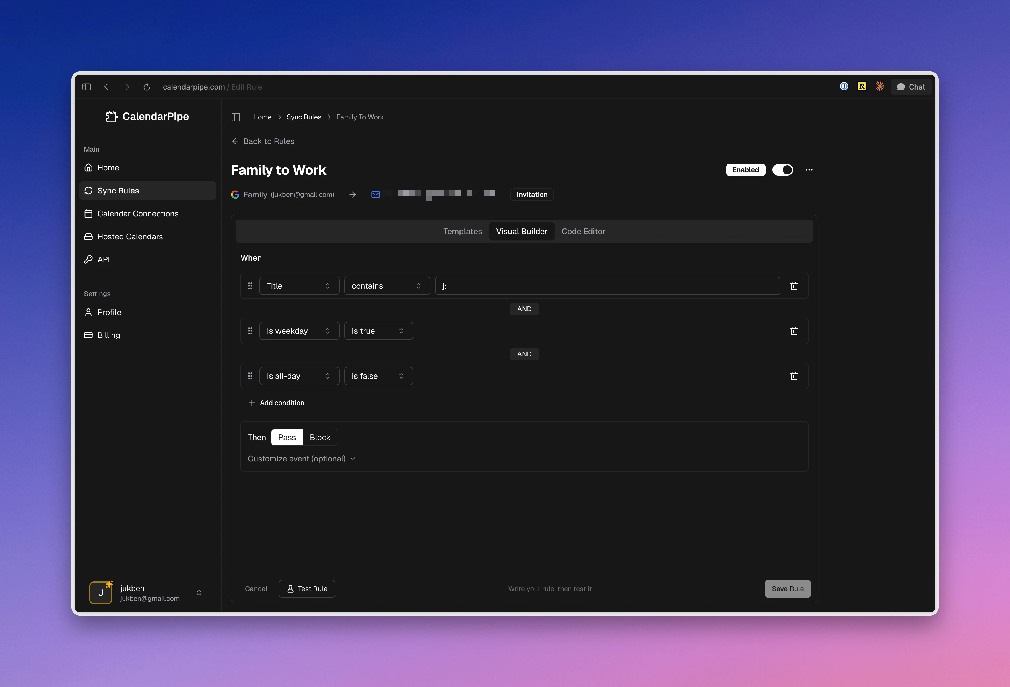 CalendarPipe screenshot 2