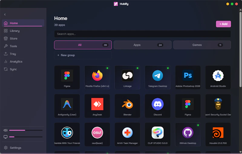 Hubify screenshot 2