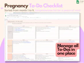 Digital Pregnancy Planner & Journal gallery image