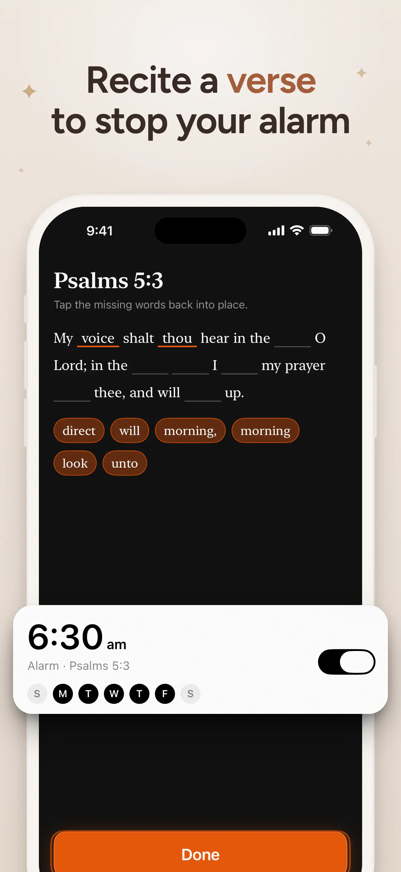 Bible Plan: Verse Alarm & Lock gallery image