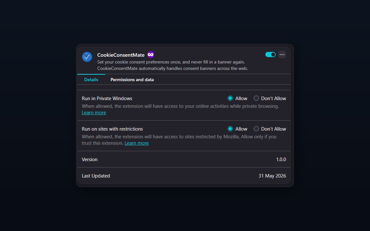 CookieConsentMate gallery image