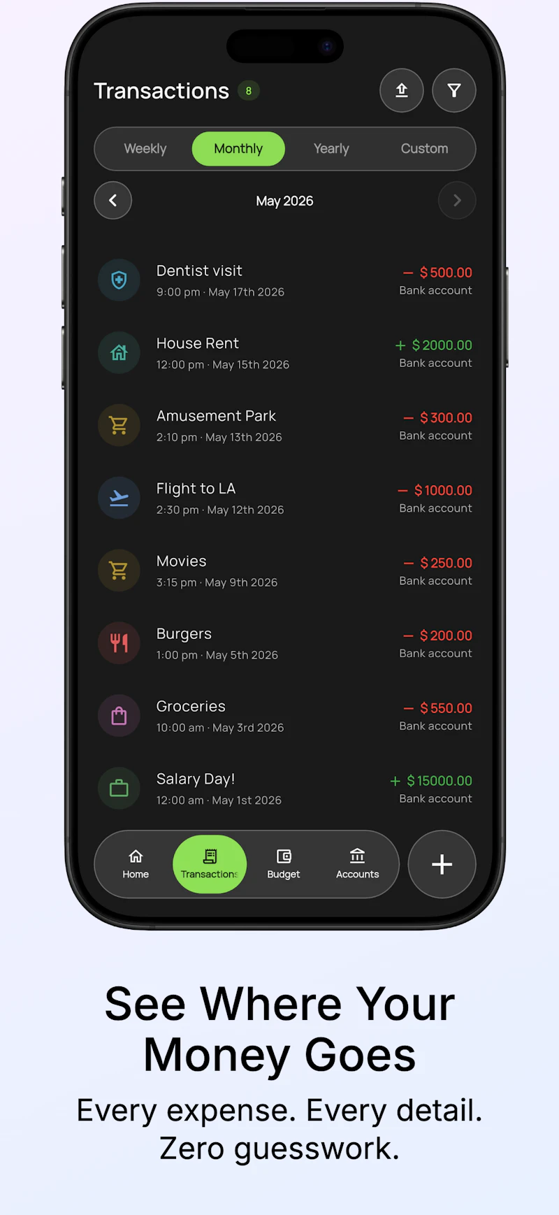 BudgetLens screenshot 4