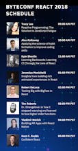 Byteconf React 2018 gallery image