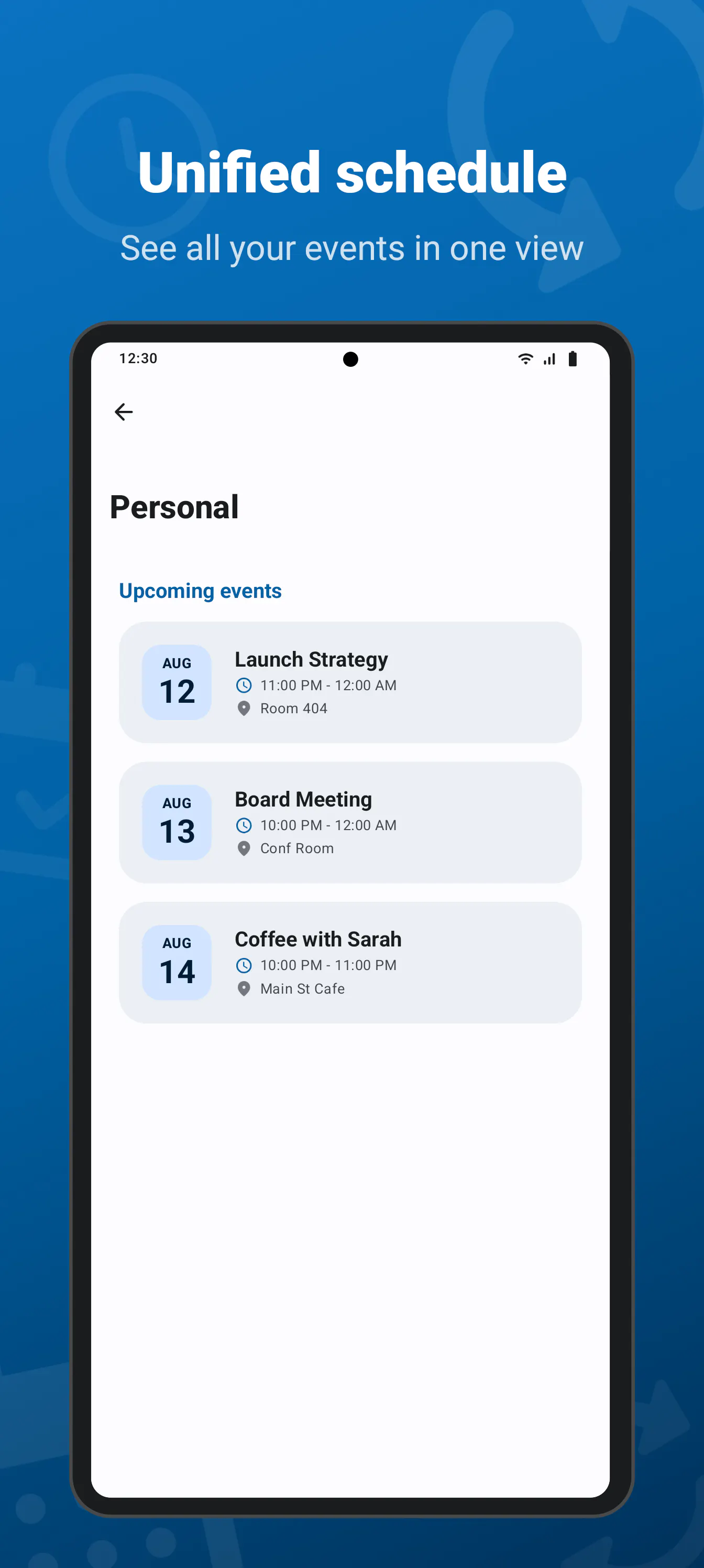 Simple Calendar Sync screenshot 3