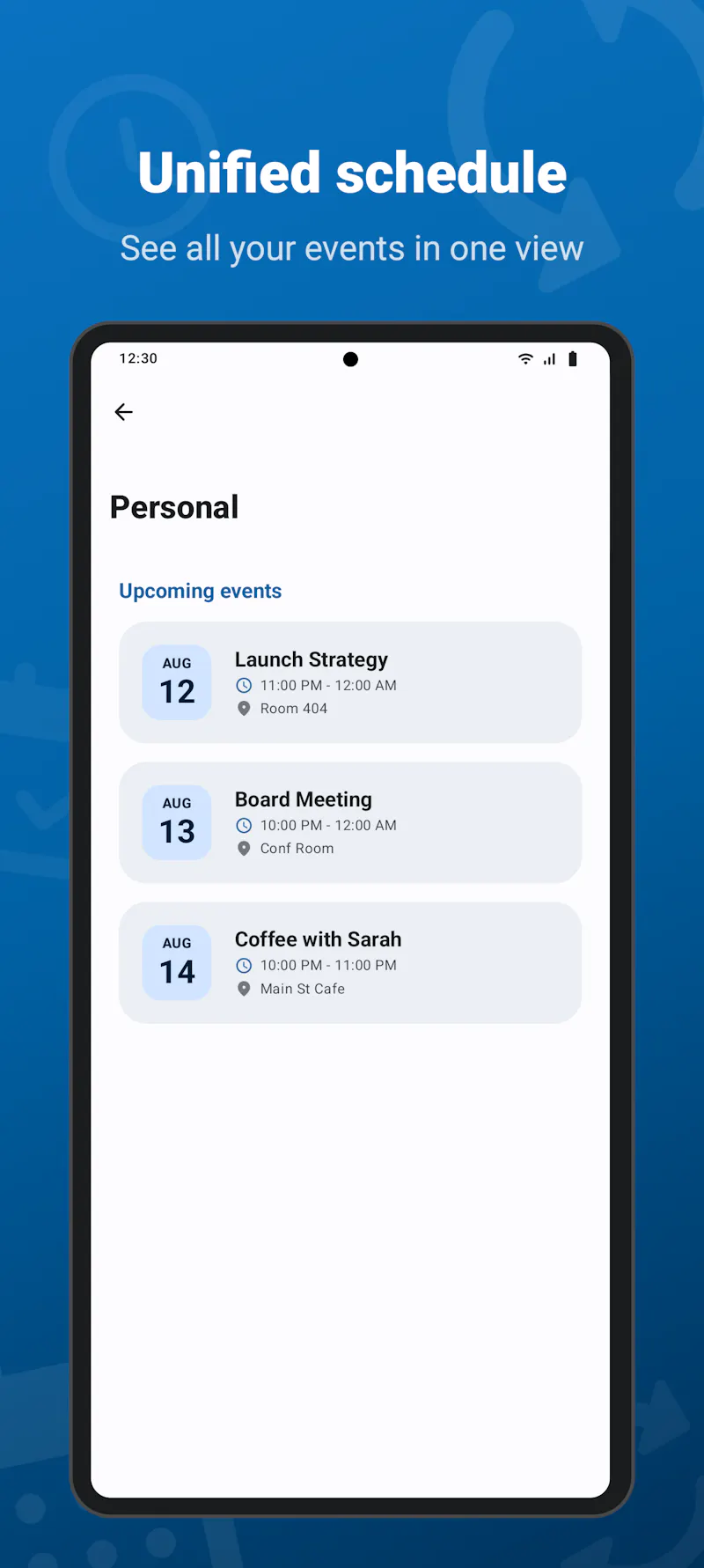 Simple Calendar Sync screenshot 3
