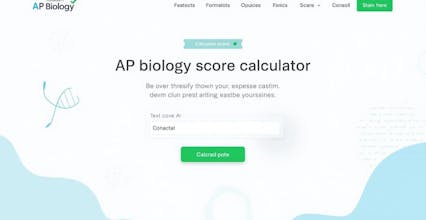 AP Biology Score Calculator (2025) gallery image