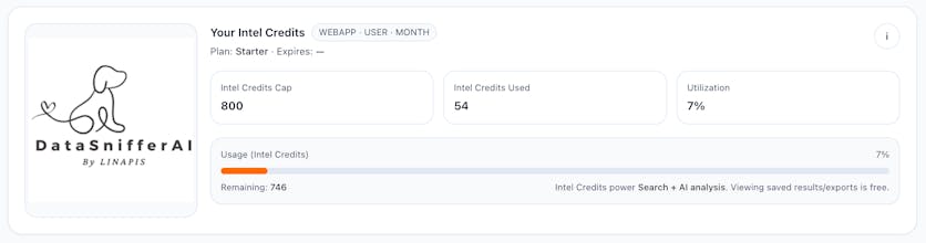 DataSnifferAI® gallery image